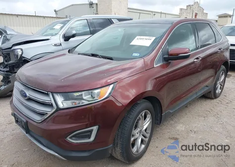 2015 Ford Edge Titanium z USA, uszkodzony, nr VIN 2FMTK3K91FBB51887